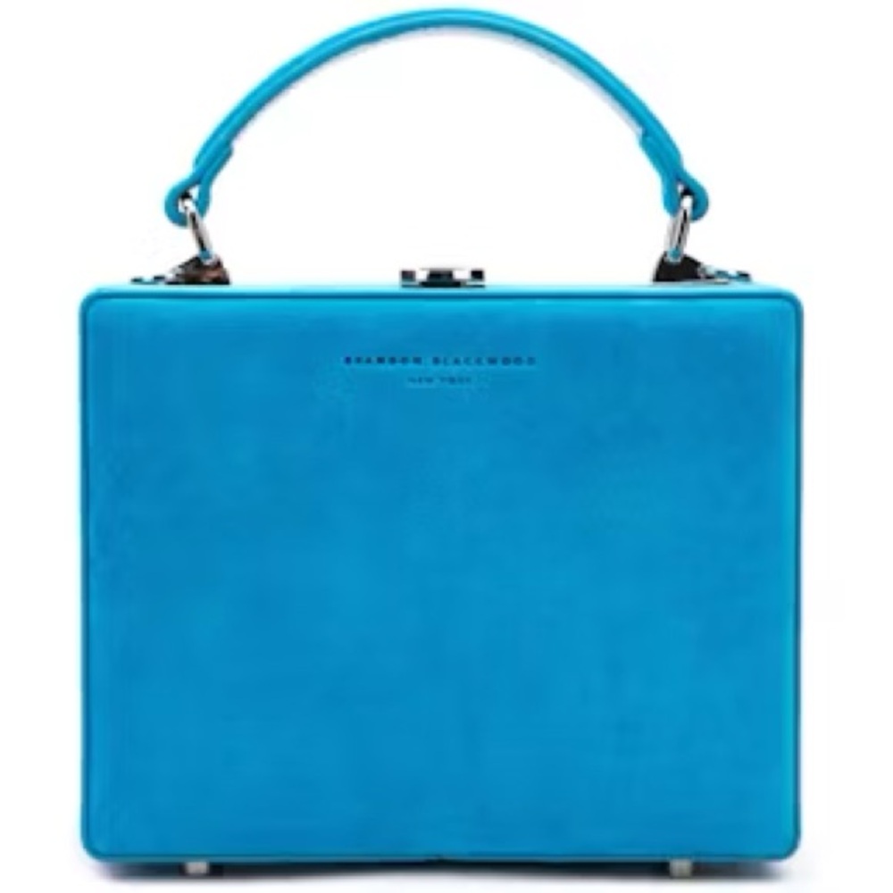 Brandon Blackwood Blue Mini Bag with Structured Design